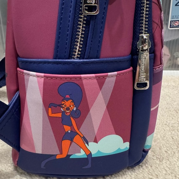 Loungefly Disney A Goofy Movie Powerline Eye To Eye Mini Backpack & Dust Bag - Picture 5 of 15